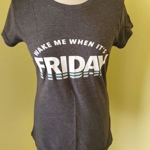Wake Me When It's Friday Tee/Junior Large
